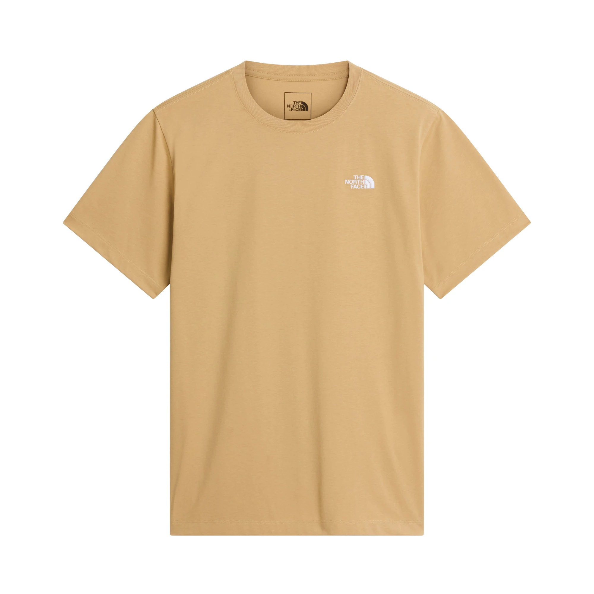 Tricou The North Face Evolution Simple Dome Regular pentru bărbați - bej Khaki Stone | poliester reciclat - 250686