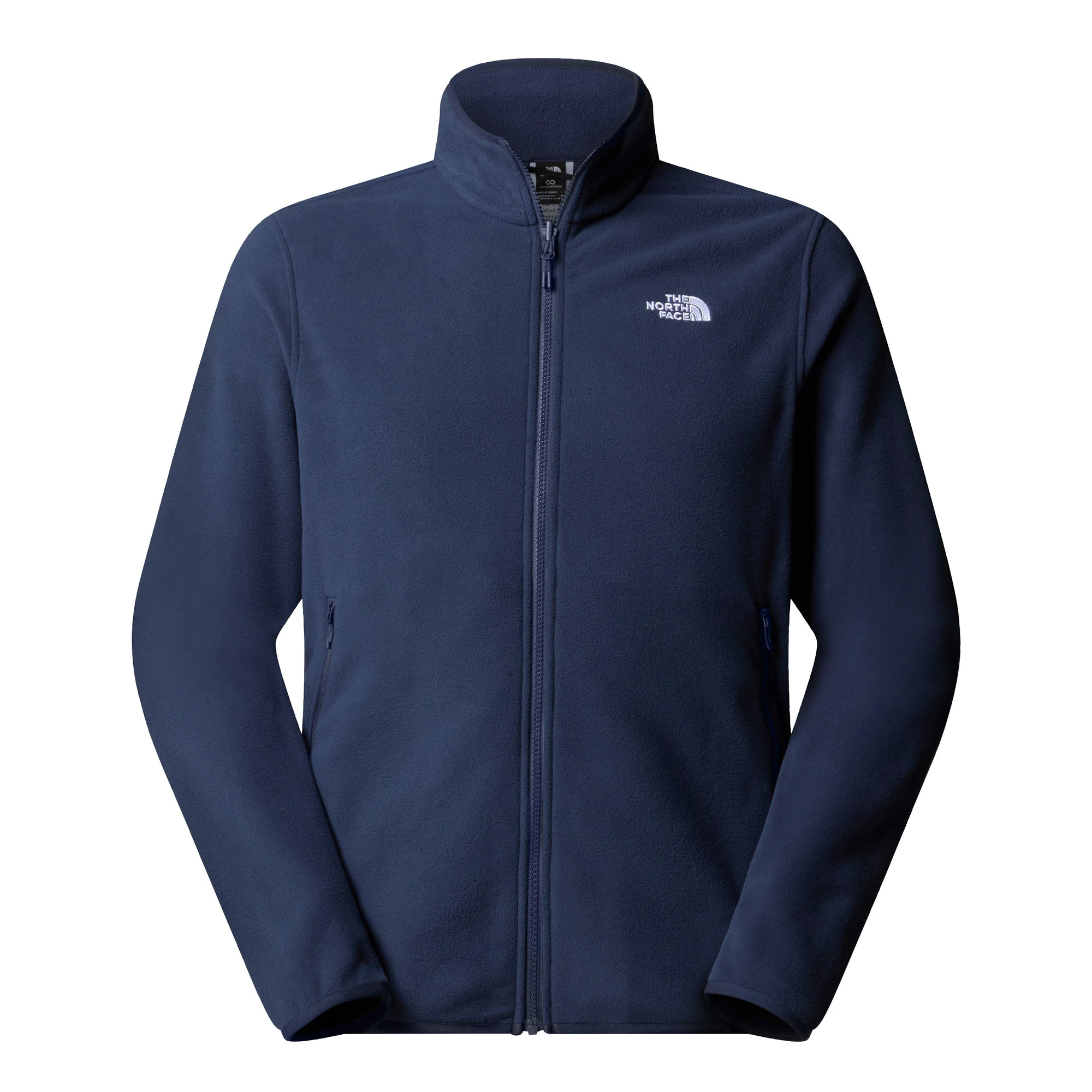 Bluză polar The North Face Glacier pentru bărbați - bleumarin Summit Navy | poliester 100% reciclat - 250690