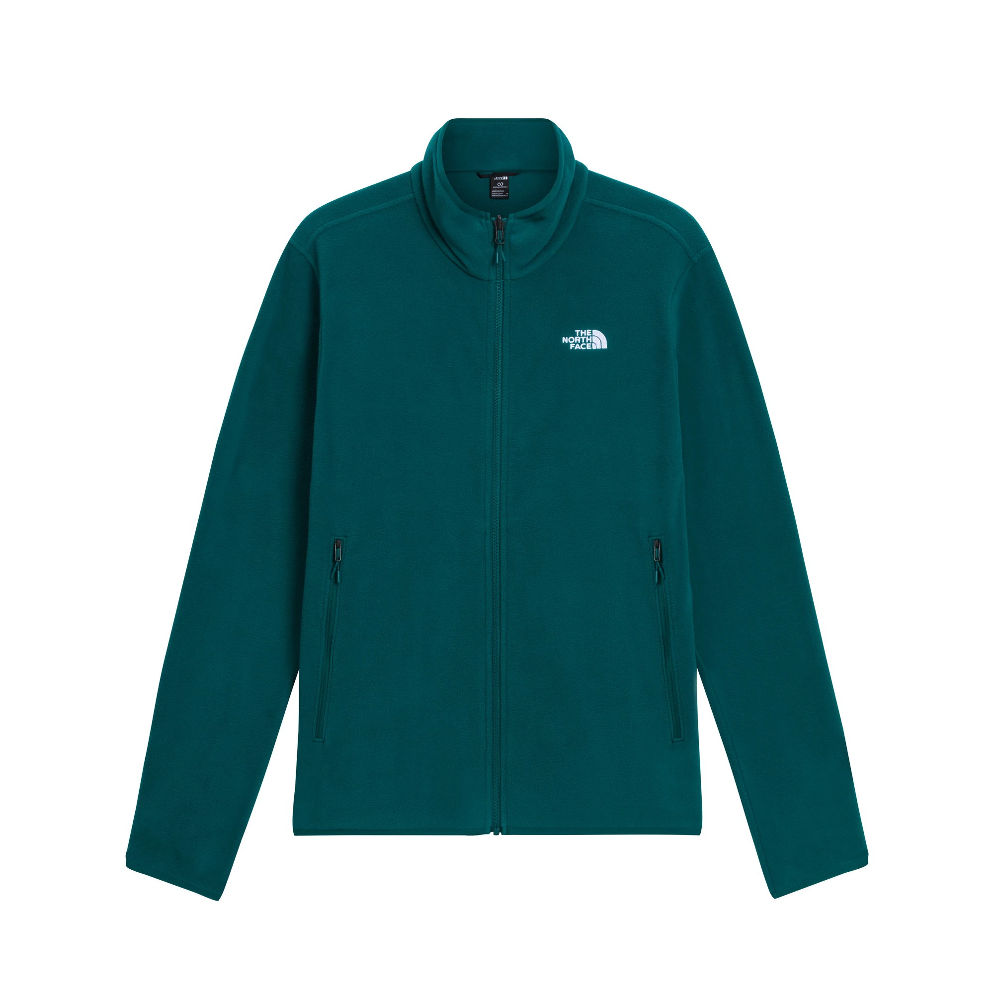 Bluză polar The North Face Glacier pentru bărbați - verde petrol Pacific Teal | poliester 100% reciclat - 250741