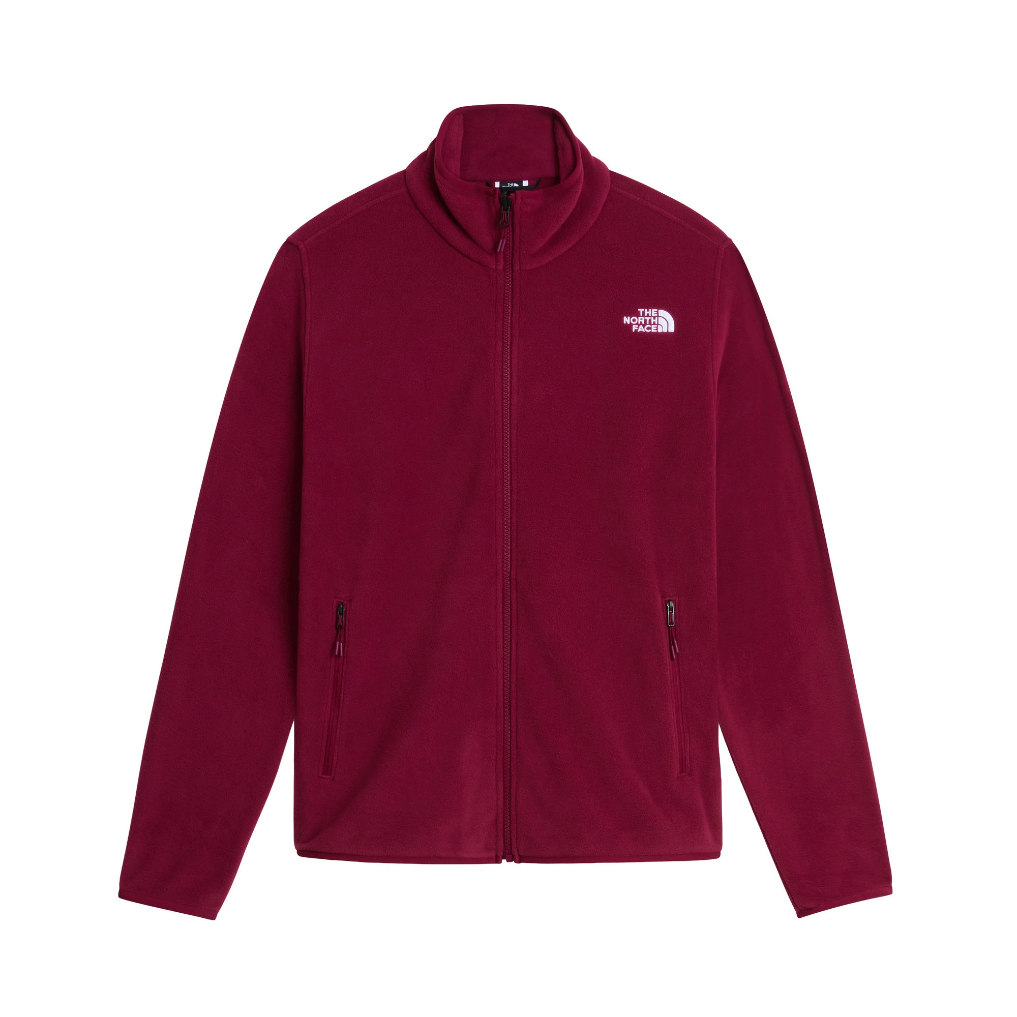1. Bluză polar The North Face Glacier pentru damă - bordo Burgundy Crush | poliester 100% reciclat