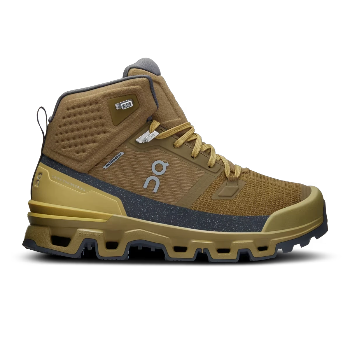 1. On - ghete sport pentru femei - Cloudrock 2 Waterproof - Maro Bej Hunter | Safari