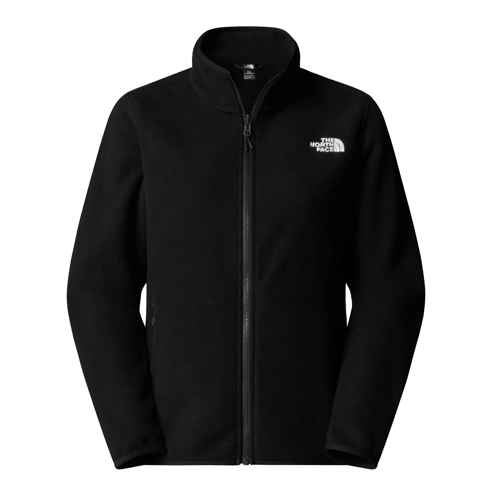 Bluză polar The North Face Glacier pentru damă - negru Black | poliester 100% reciclat - 250910