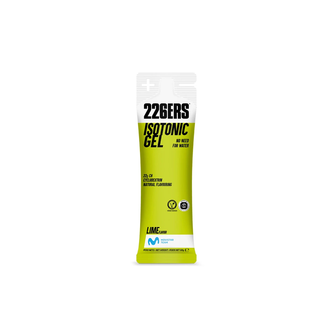 1. Gel energizant izotonic 226ers Isotonic Gel 68g - lime