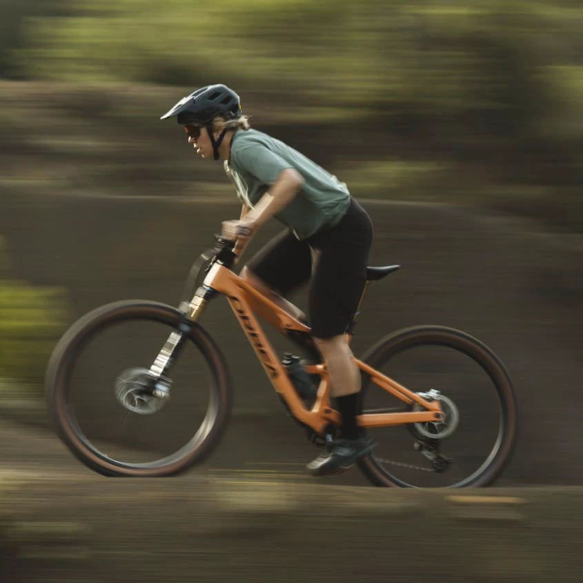 7. Bicicletă MTB Trail full suspension Orbea OCCAM SL M30 - Spaceship Green | Corn Yellow (Matt)