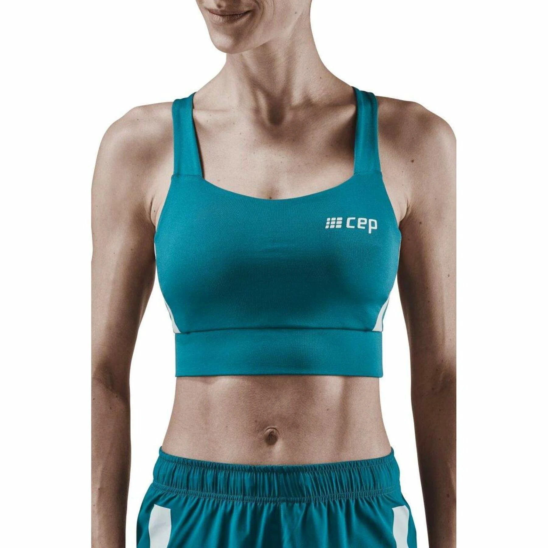 1. CEP - bustiera sport - Sport bra - albastru
