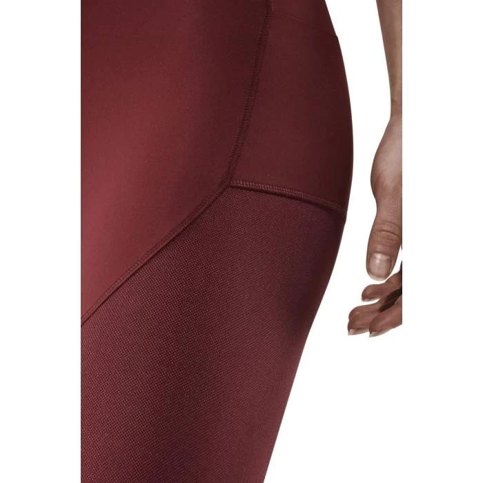 4. CEP - colanti de alergare - Run compression Tights 3.0 W - Rosu Inchis I Petrol
