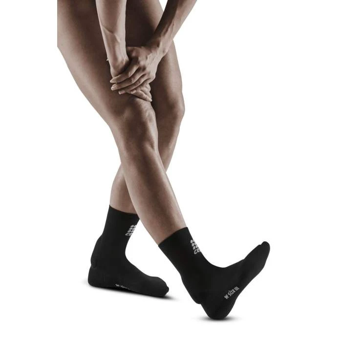 1. CEP - ortho calcaiul lui Ahile - Achilles Support Compression Short Socks W - Negru