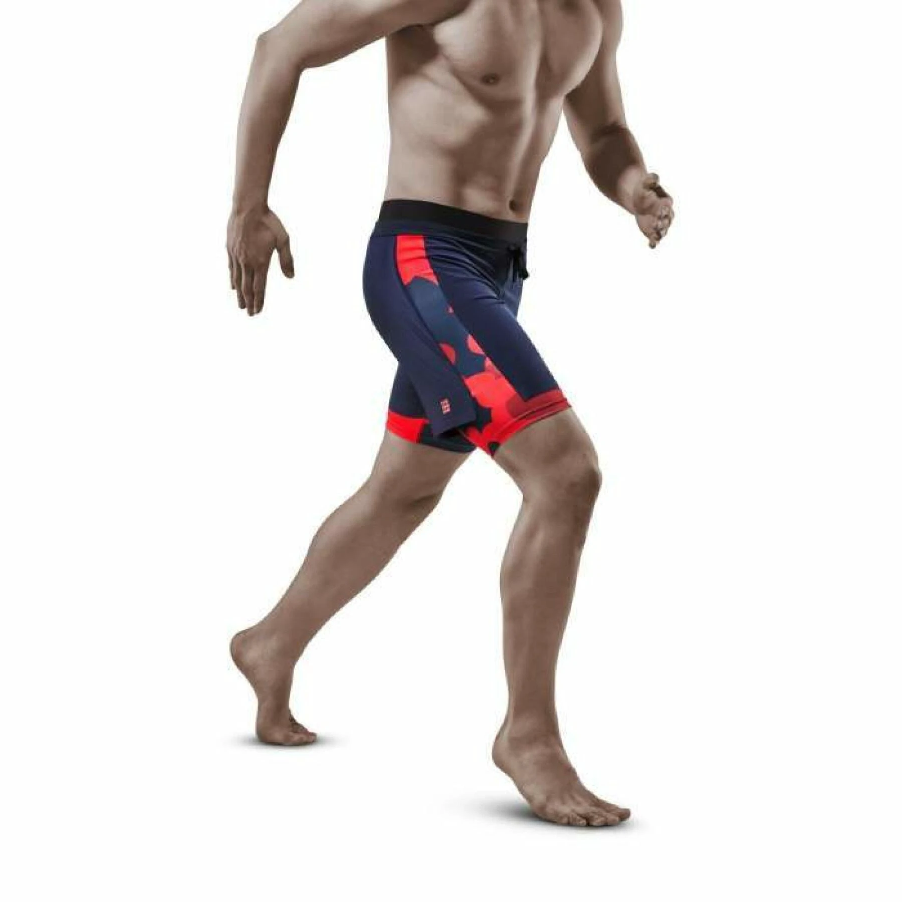 1. CEP - pantaloni scurti 2 in 1 - Camocloud Shorts 2 in 1 - Lava I Peacoat