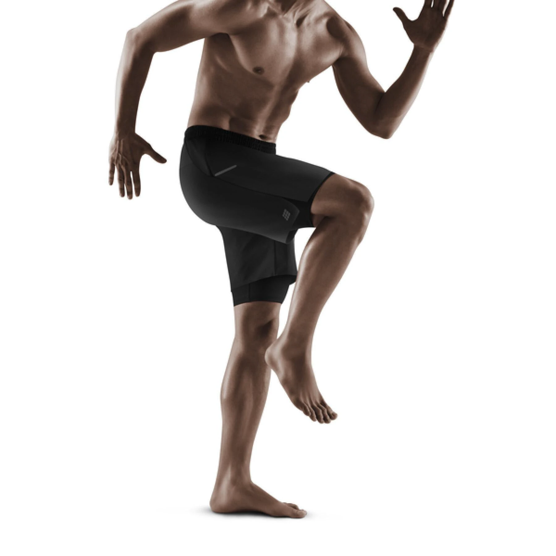 1. CEP - pantaloni scurti 2 in 1 - Training 2in1 Shorts - Negru