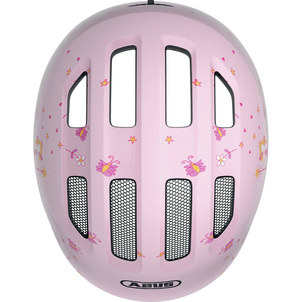2. Abus - casca ciclism copii Smiley 3.0 - roz deschis model printesa