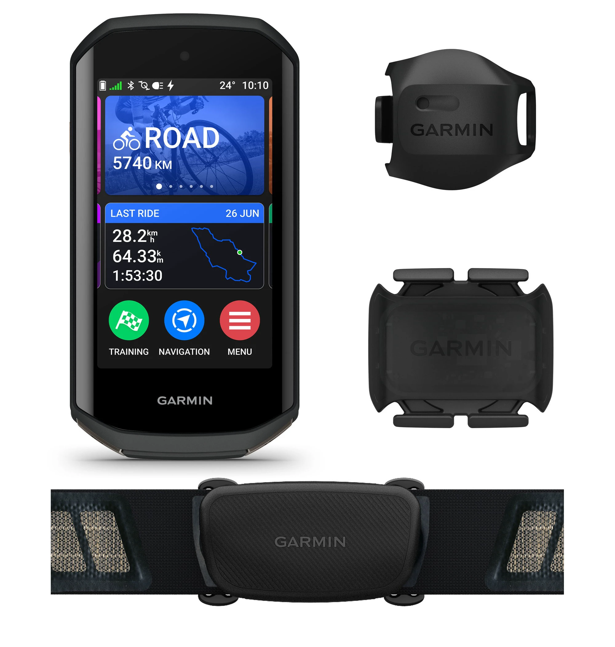 1. Garmin Edge 1050 - ciclocomputer cu GPS pachet bundle