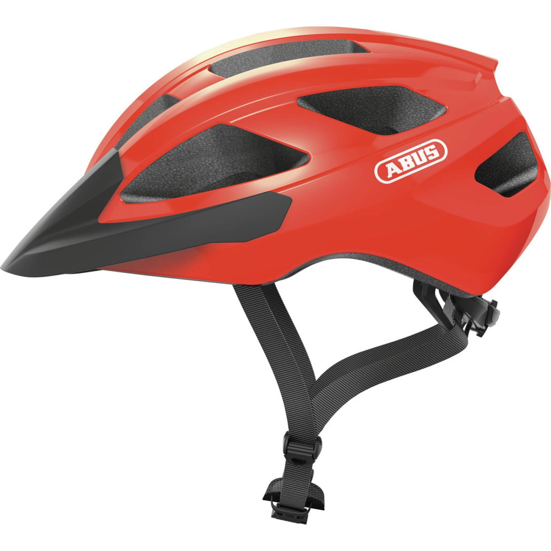 3. Abus - casca ciclism copii Macator helmet - rosu intens