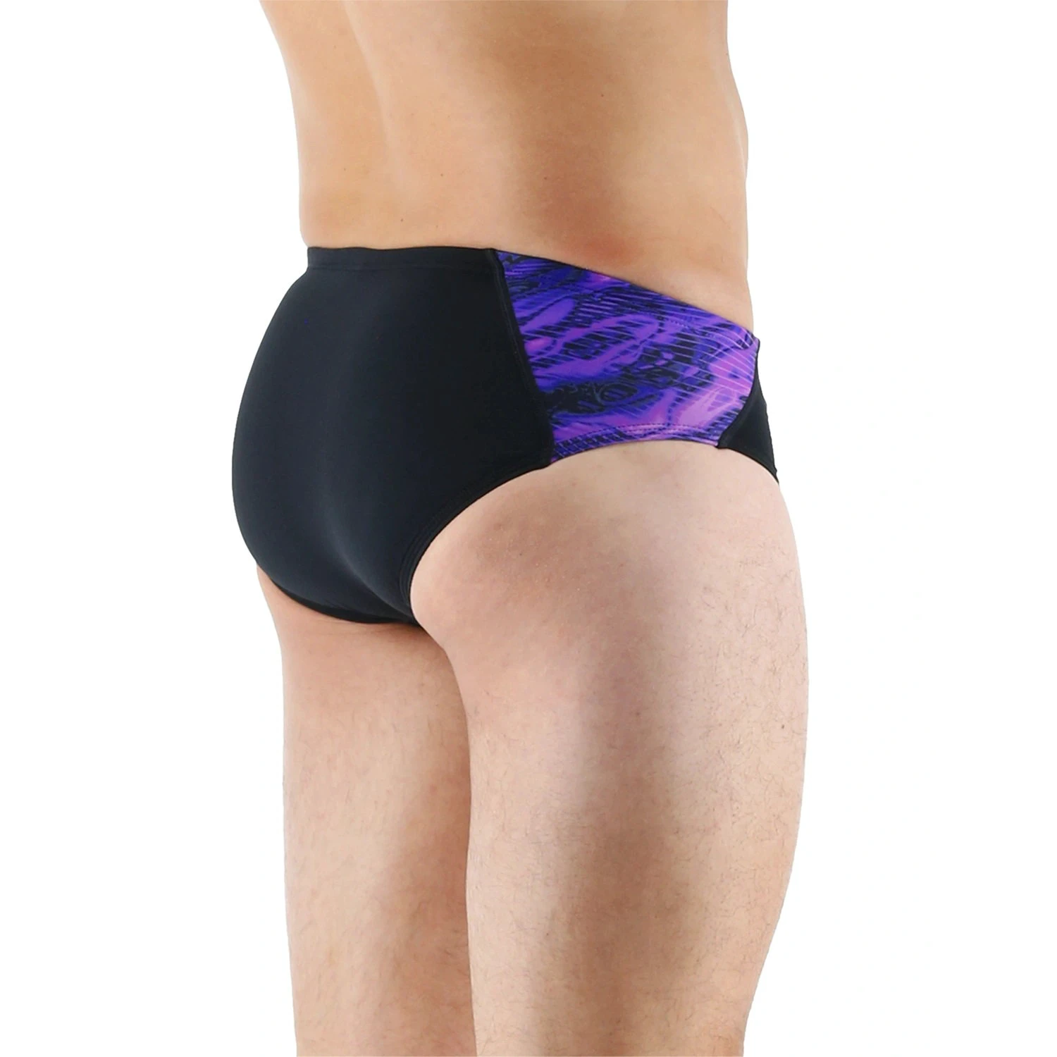 5. TYR - Slip inot pentru barbati - Cadence racer brief - negru mov