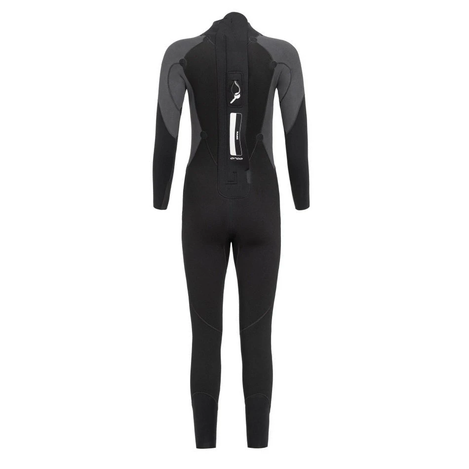 4. Orca - costum neopren ape deschise pentru copii Junior OpenWater Zeal Squad wetsuit - negru dungi portocalii