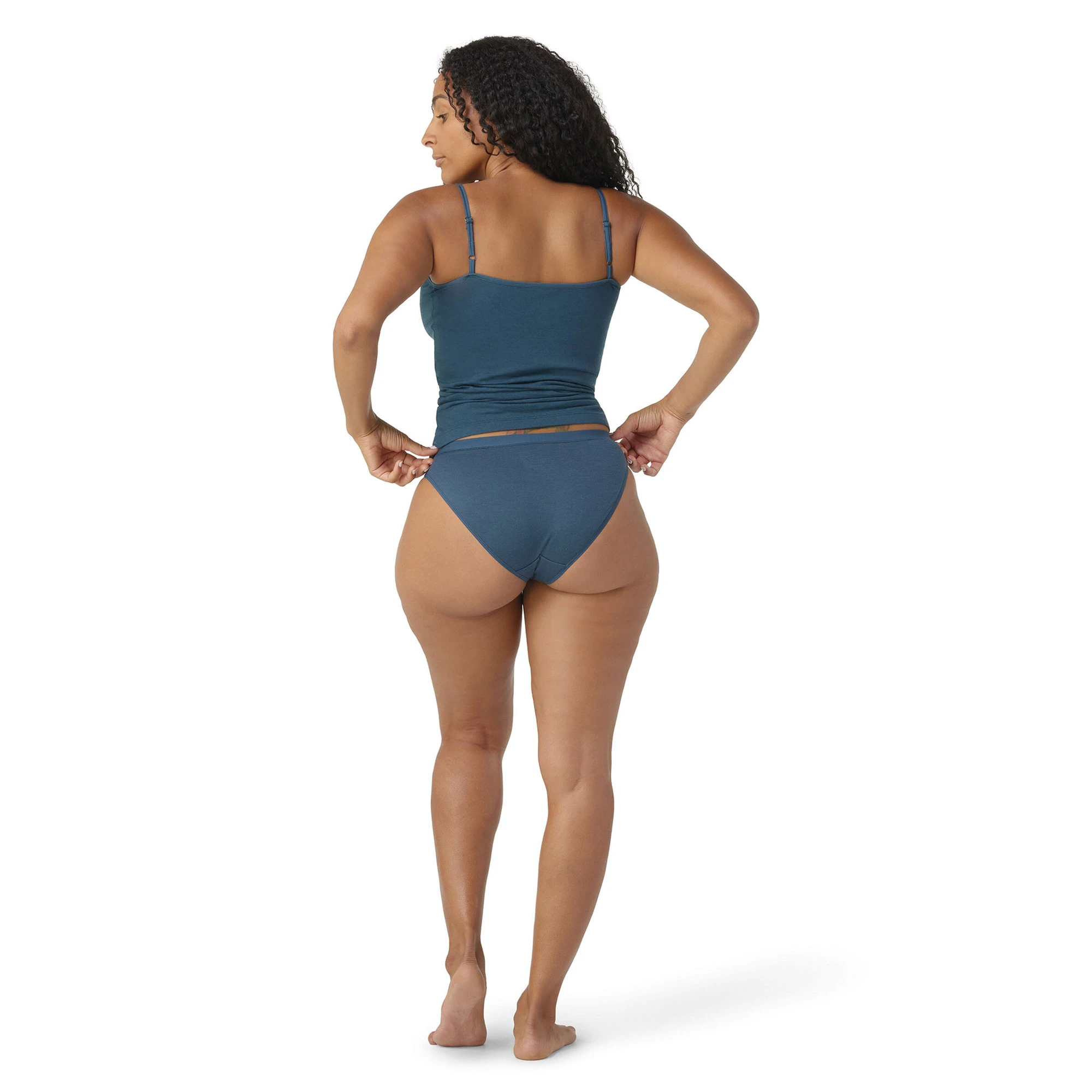 3. Smartwool - slip femei Merino W Bikini Boxed - albastru amurg