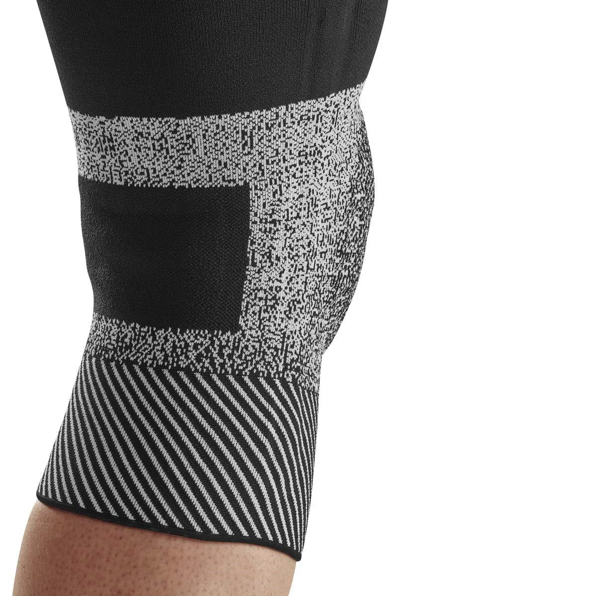 6. CEP - Genunchiera orto pentru compresie si protectie genunchi Max Support Compression Knee Sleeve - negru gri