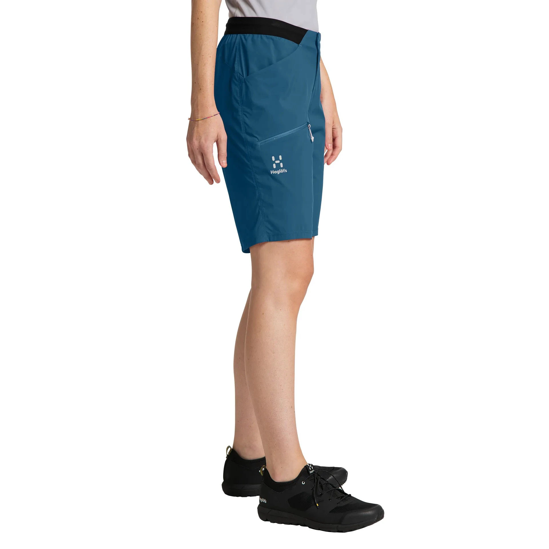 3. Haglofs - Pantaloni scurti drumetie femei L.I.M Fuse shorts - albastru inchis ocean