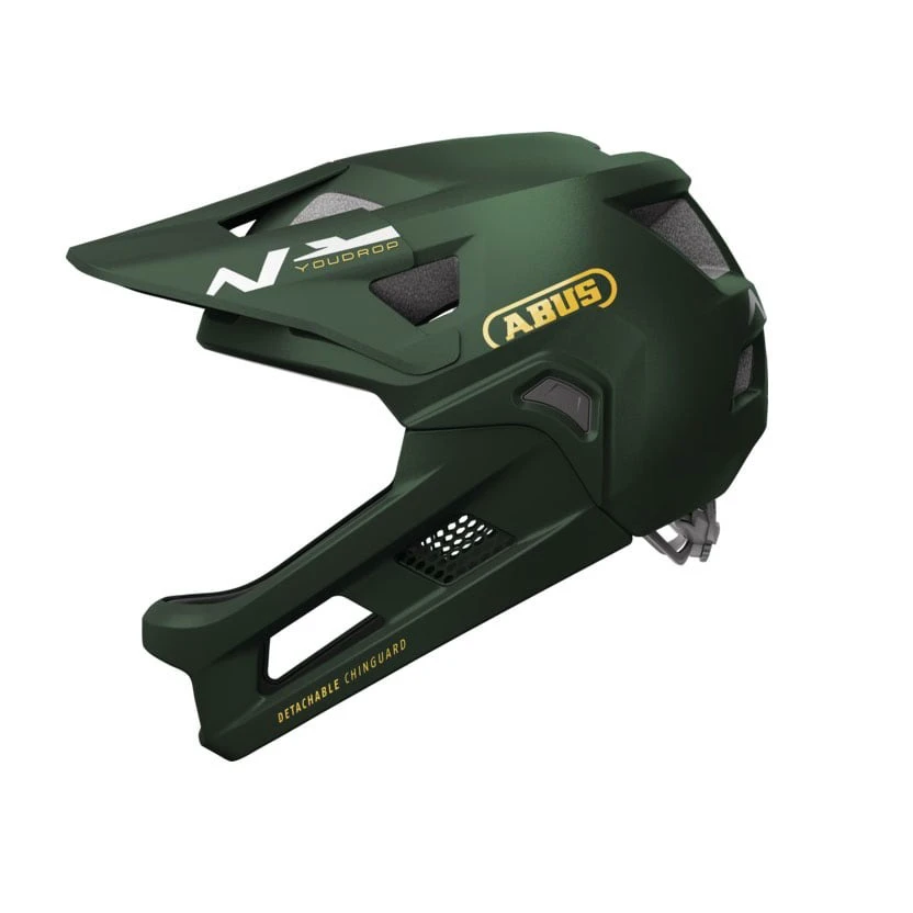 Abus - casca copii - Youdrop FF 48-55cm - Moss Green - 55775