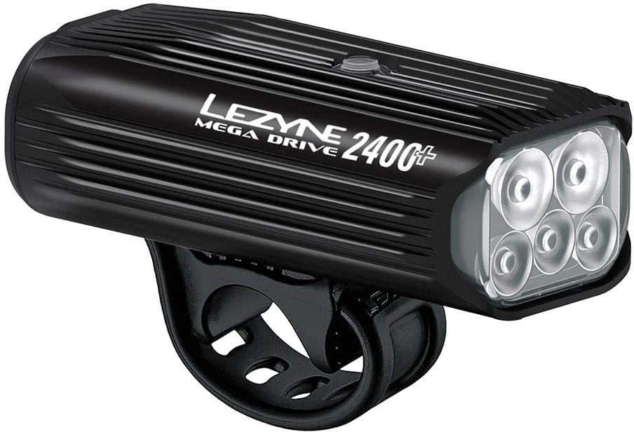 1. Lezyne - Mega Drive 2400+ - Lumina fata reincarcabila USB - LOADED KIT 2400 Lumeni