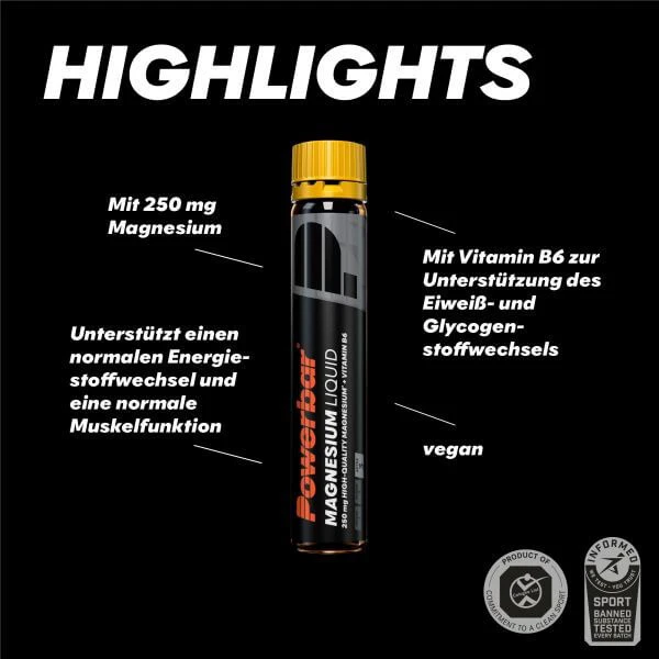 2. Powerbar - fiolă - Magneziu - 25ml