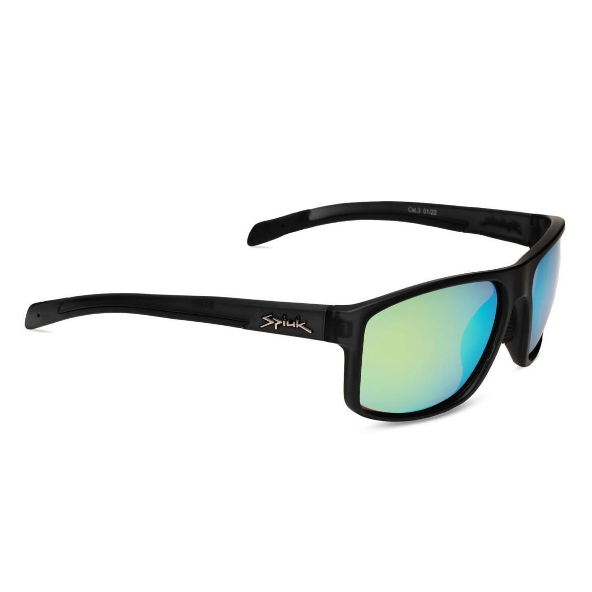 1. Spiuk - ochelari soare casual polarized - Bakio black - mirrored-yellow