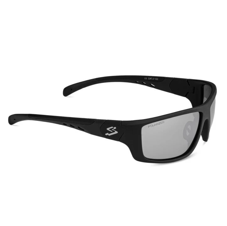 1. Spiuk - ochelari soare sport - Smily - negru - mirrored silver