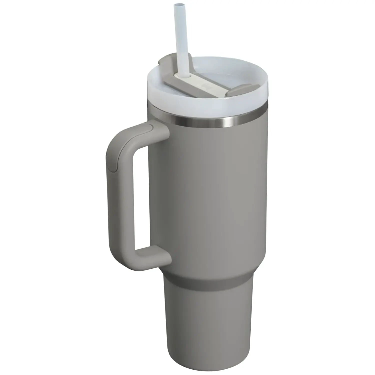 2. Stanley - termos tip sticla cu pai - Quencher H2.0 Tumbler - Ash - 1.18L