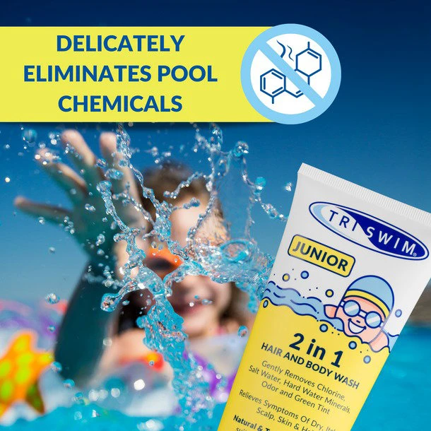 3. Triswim - 2 in 1 junior - sampon si gel de dus - sweet persimmon - 200ml