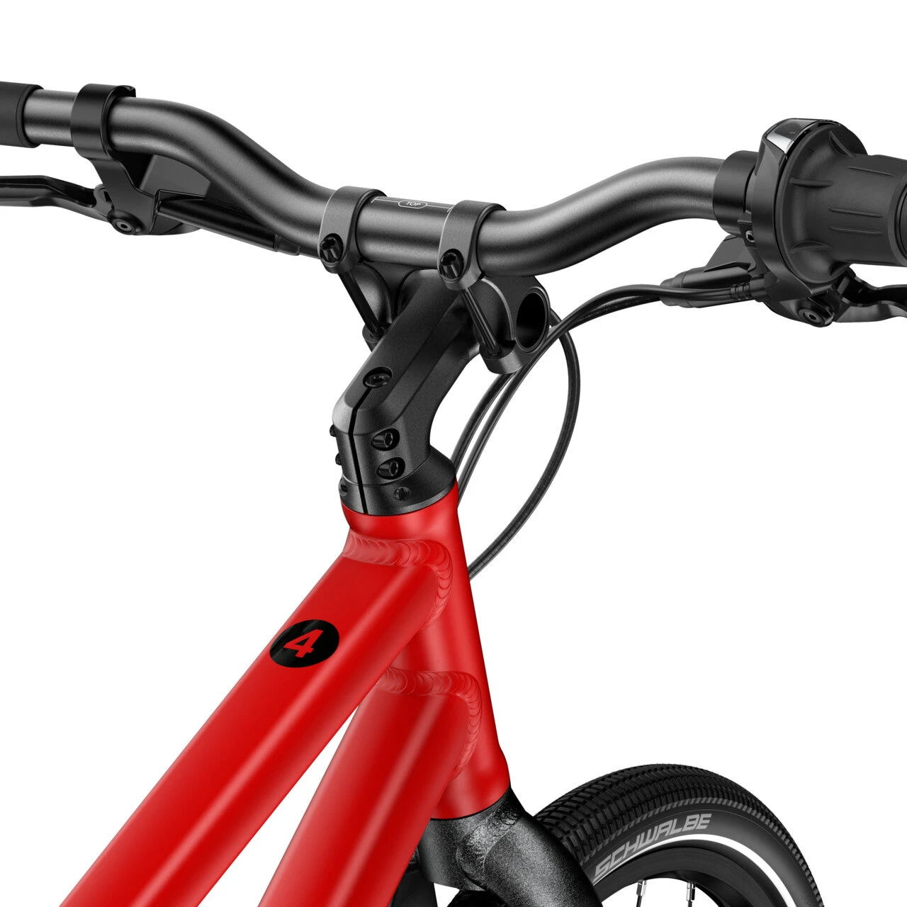 9. Bicicleta copii Woom 4 Explore cu roti 20" rosu Woom Red