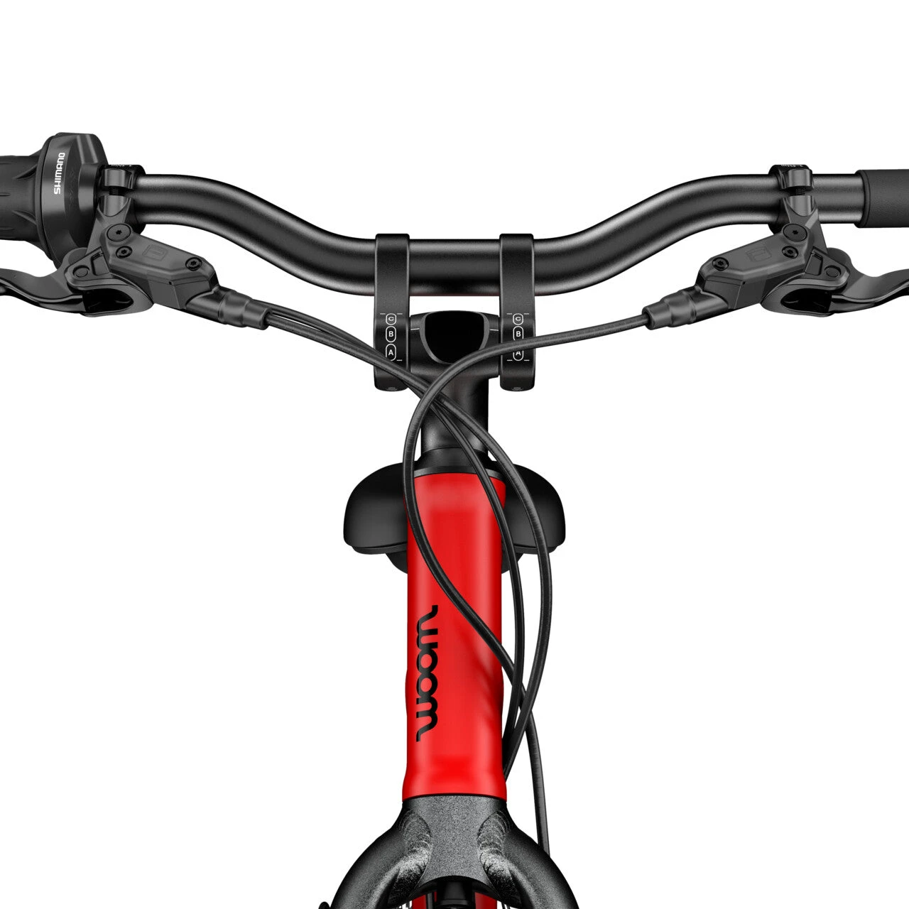 12. Bicicleta copii Woom 4 Explore cu roti 20" rosu Woom Red
