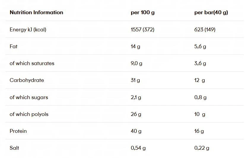 2. Powerbar - baton proteic activitate sportiva Protein+ 40% - aroma Caramel si unt de arahide - 40g