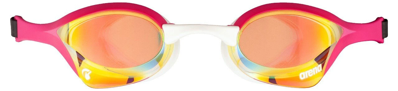 2. Arena - ochelari inot - Cobra Ultra Swipe Mirror - Yellow Copper | Pink