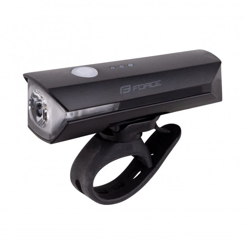1. Far fata Force Flux 550 Lumeni USB negru