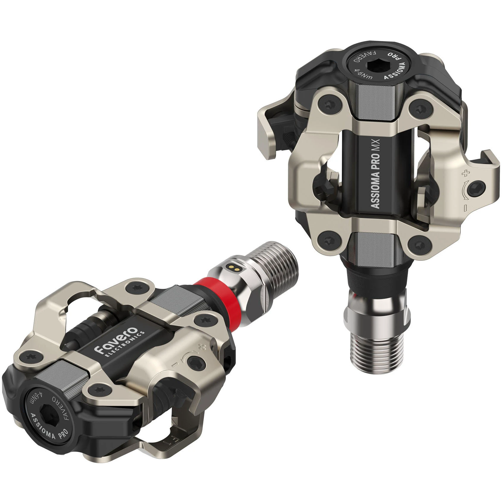 1. Favero Assioma PRO MX-1 - pedale cu power meter integrat pentru MTB single-sided