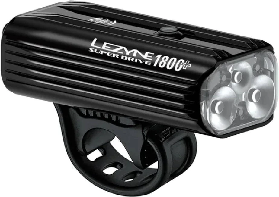 1. Lezyne - Lumini set fata-spate - Super Drive 1800+ Smart - USB - negru