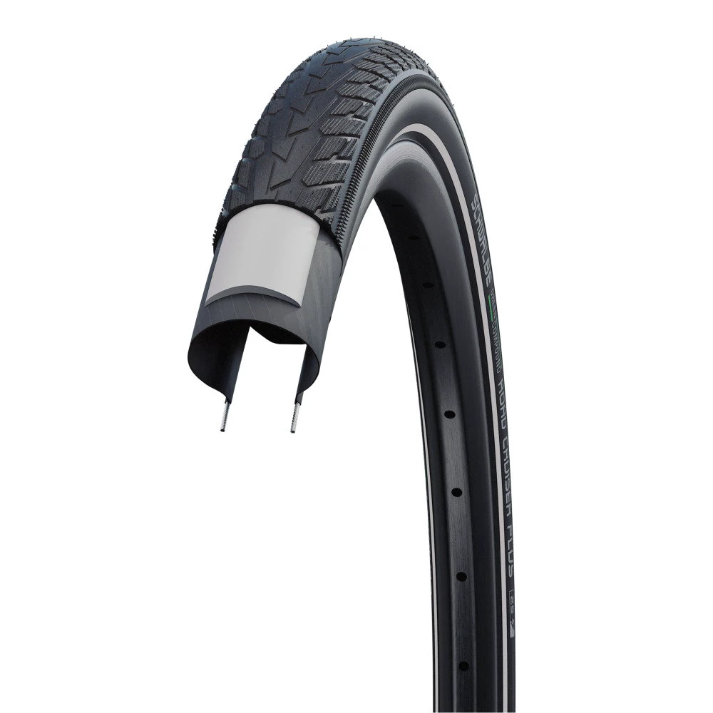 4. Cauciuc SCHWALBE Road Cruiser Plus - 28x2.00 (50-622) HS484 B/B+RT, Green - Sarma