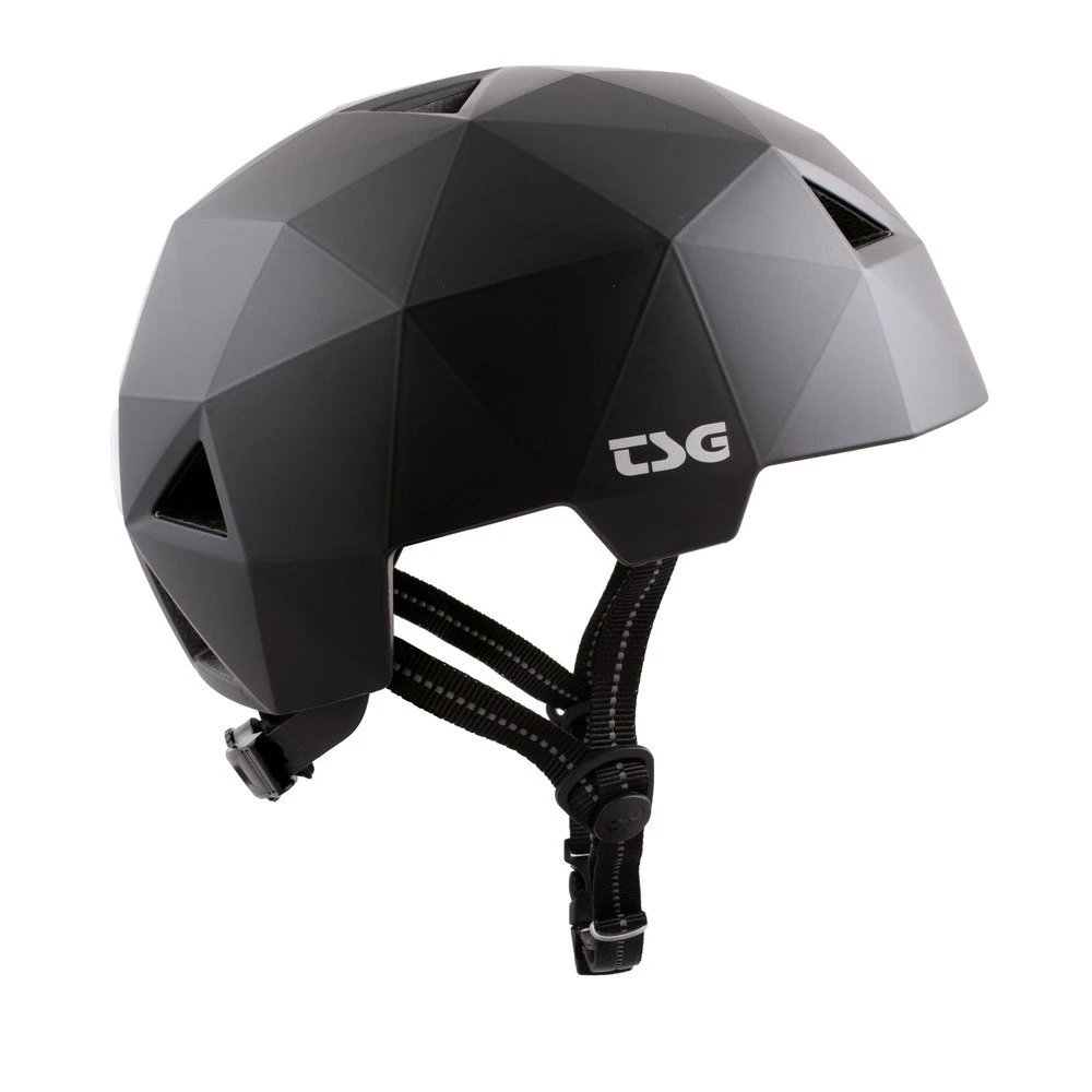 2. Casca TSG Geo Solid Color - Satin Black L/XL