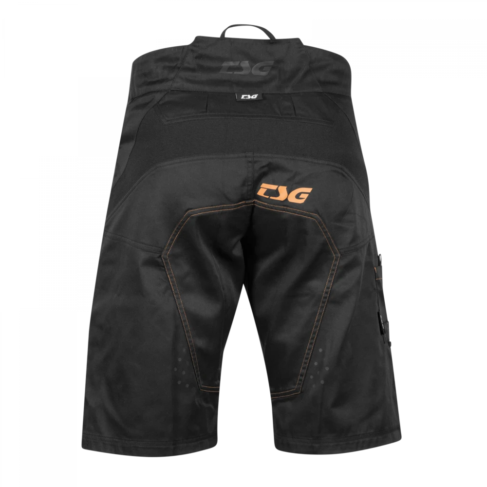 8. Pantaloni scurti TSG Worx - Black Orange