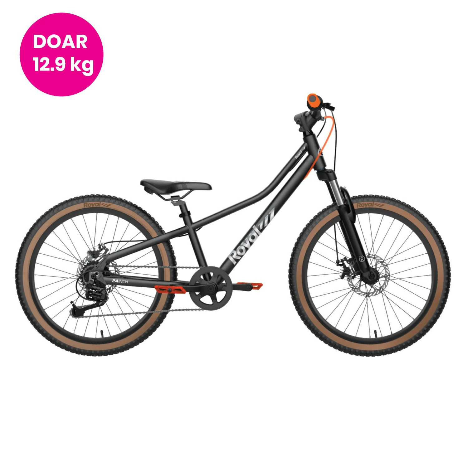 2. Bicicleta Royal Baby 7-17 24 Black