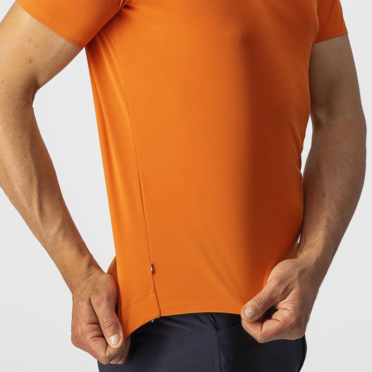 4. Tricou casual Castelli Tech 2 Tee Portocaliu XL