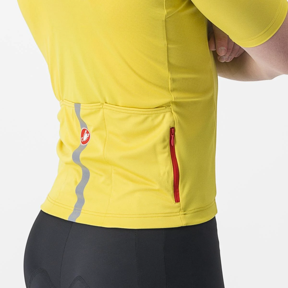 4. Tricou cu maneca scurta Castelli Classifica Galben