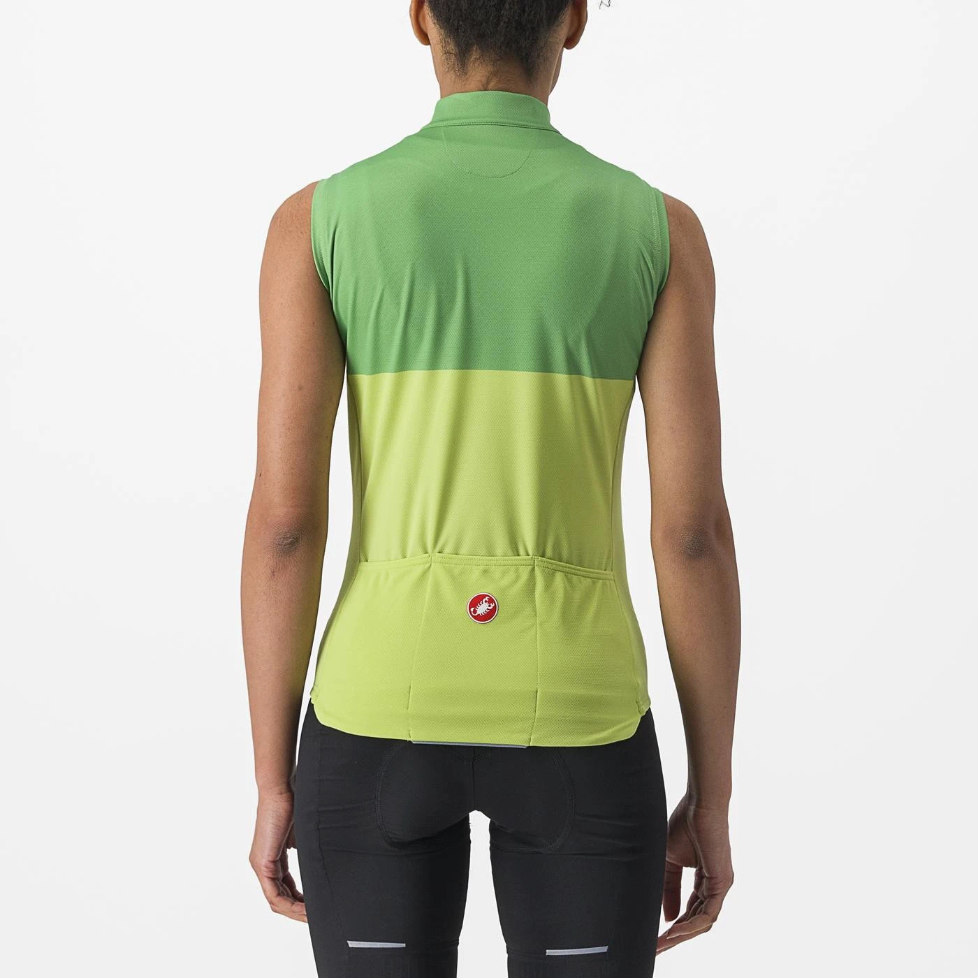 2. Tricou fara maneci Castelli Velocissima SL de dama Lime/Verde
