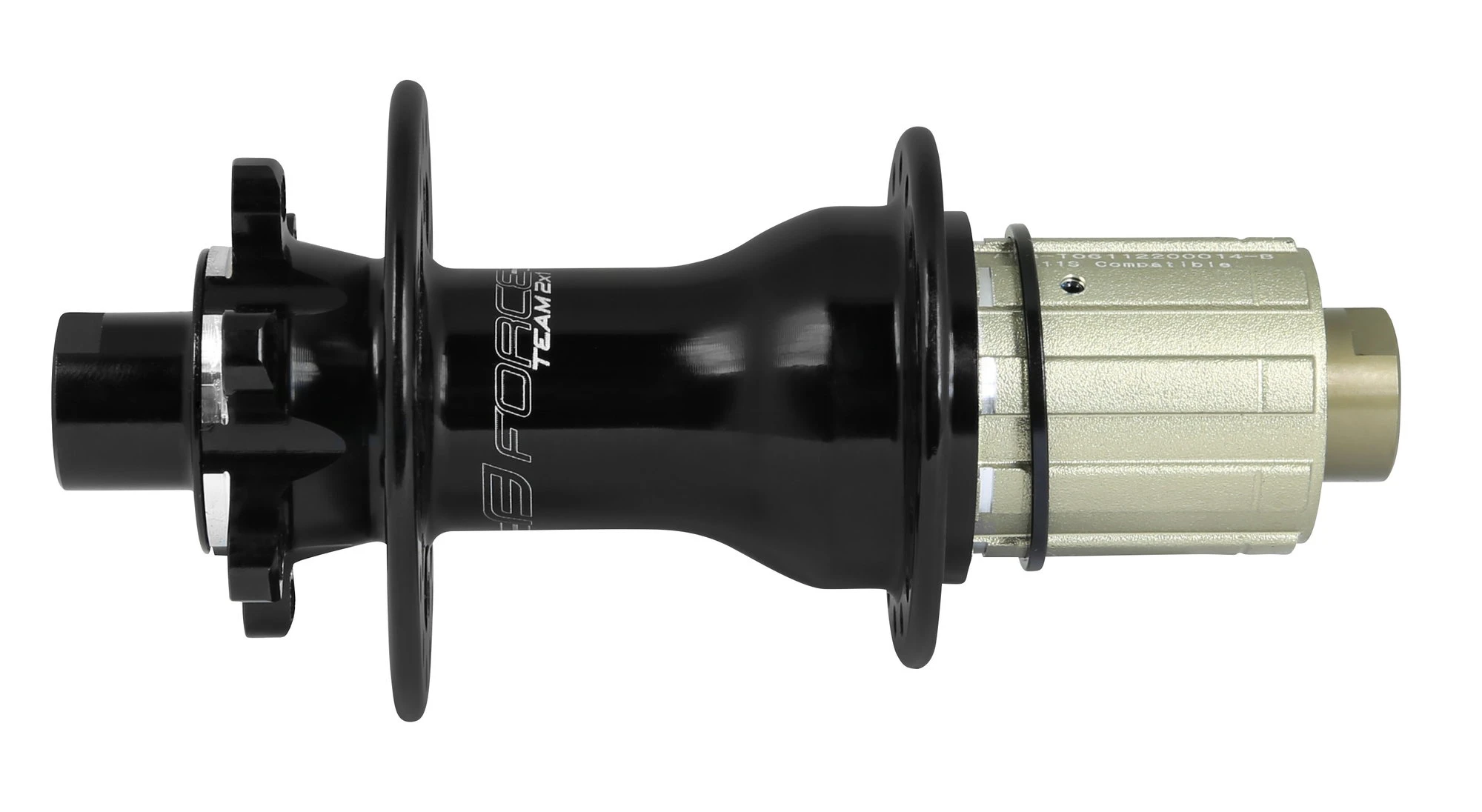 1. Butuc spate Force 2x1 X12 disc 32h Black
