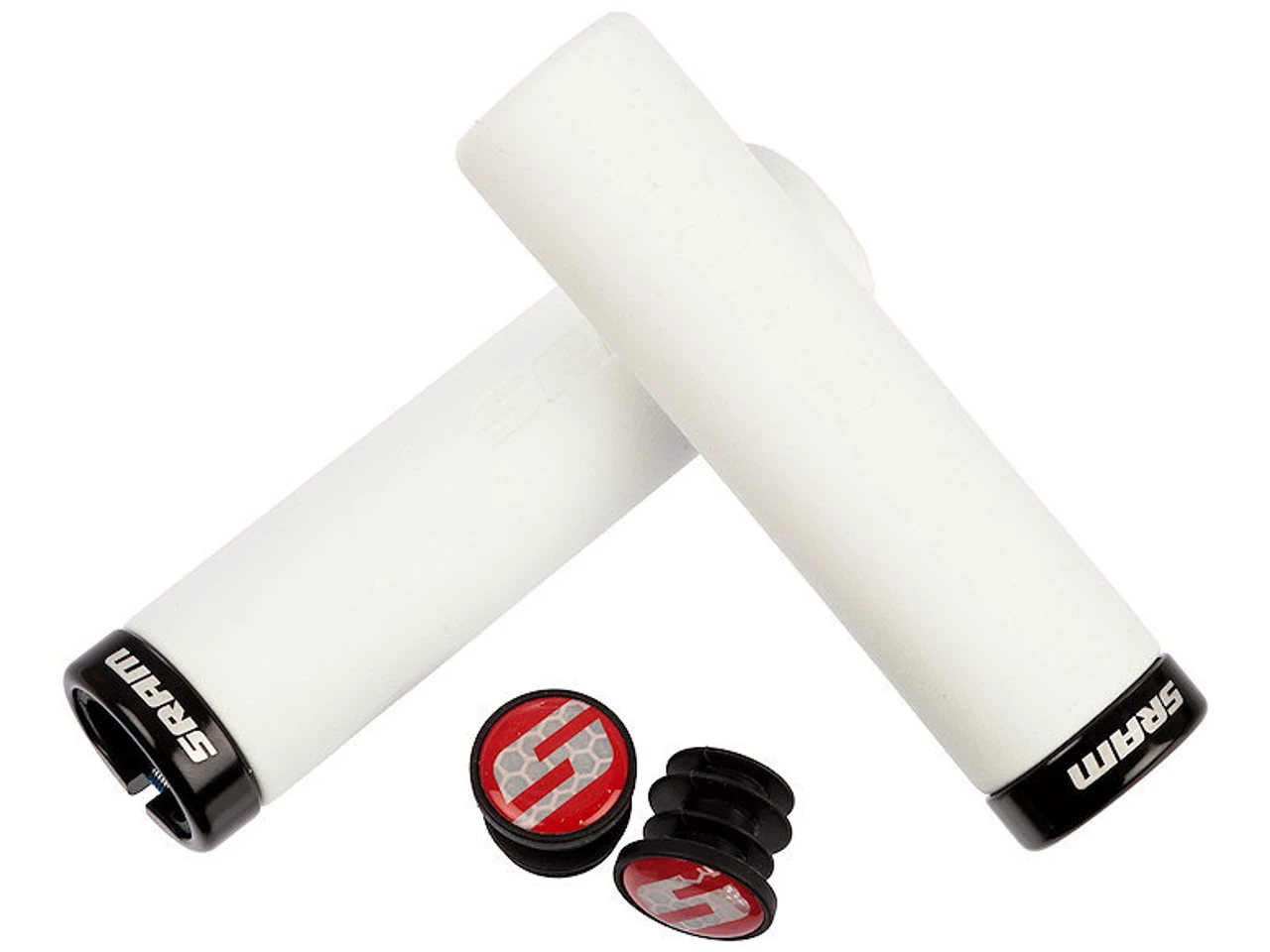 2. Mansoane Sram Locking Grips Foam 129 Wht/Black