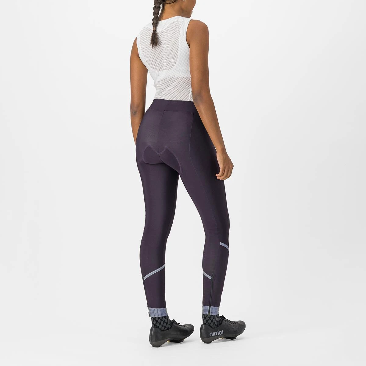 2. Pantaloni lungi Castelli Velocissima Thermal Dark Night Shade/ Silver Reflex M