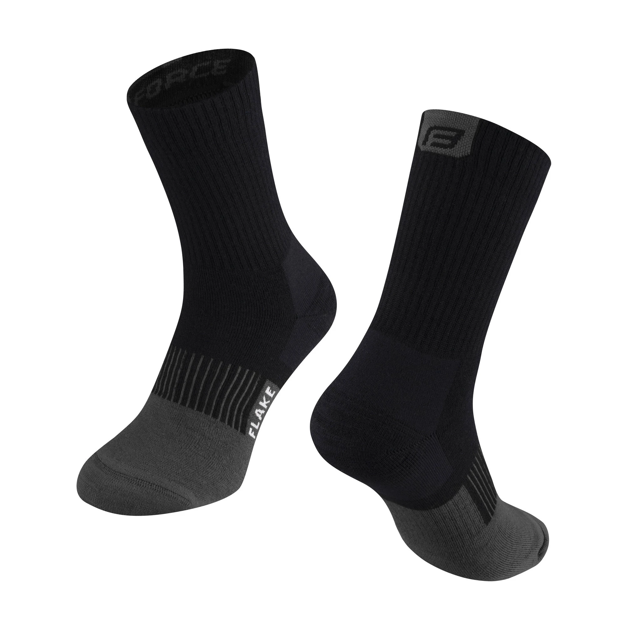 2. Sosete Force Flake black-grey L-XL/42-47