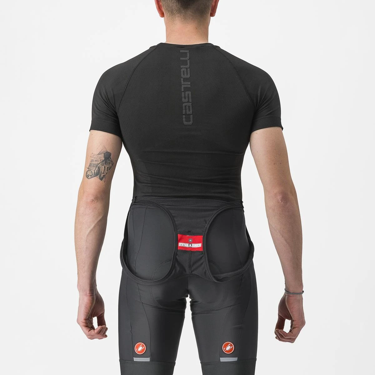2. Bluza de corp cu maneca scurta Castelli Core Seamless SS Negru S/M