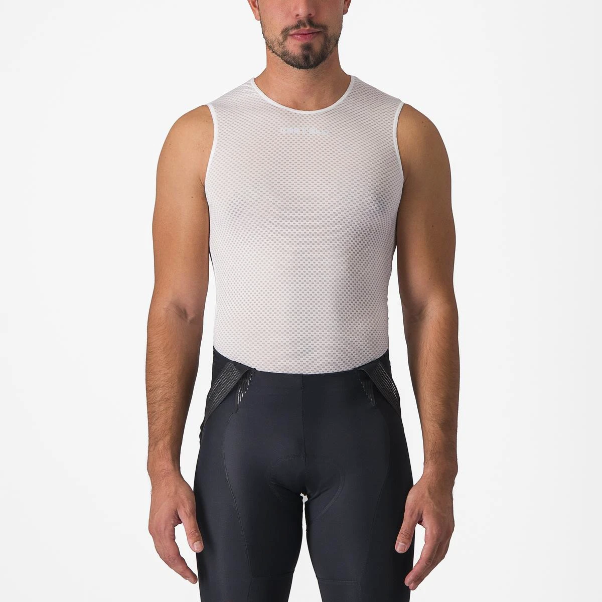 Castelli - bluza de corp fara maneci - Pro Mesh 2.0 Sleeveless - 15-28 gr C - alb - 55961