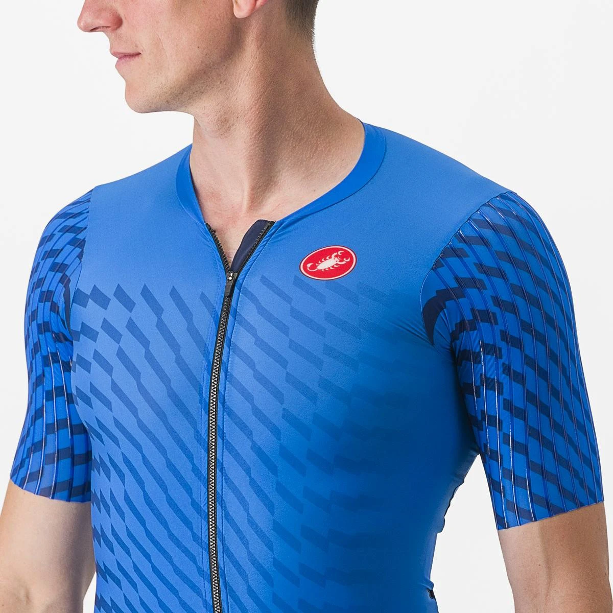 5. Costum de triatlon cu maneca scurta Castelli PR 2 Speed Albastru/Bleumarin S