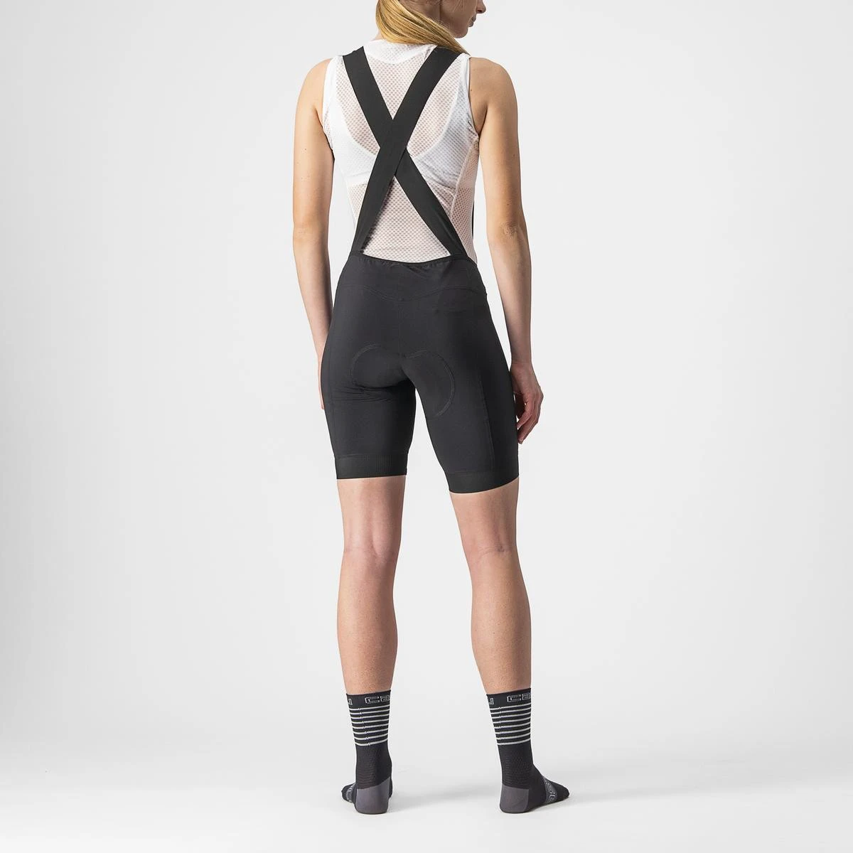 2. Pantaloni scurti cu bretele Castelli Endurance W de dama Negru